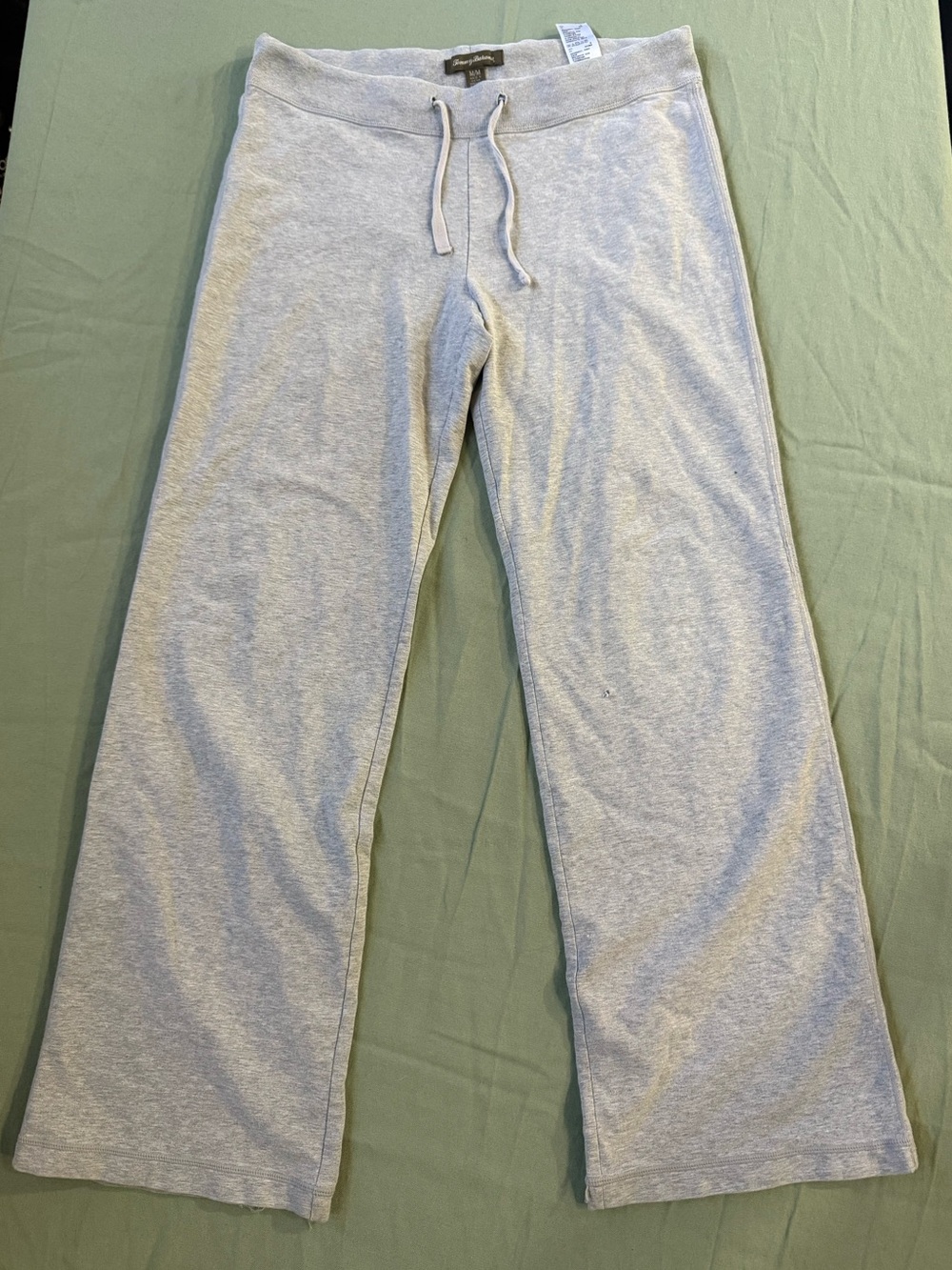 Men's Tommy Bahama Wide Leg Lounge Sweatpants Gray M
